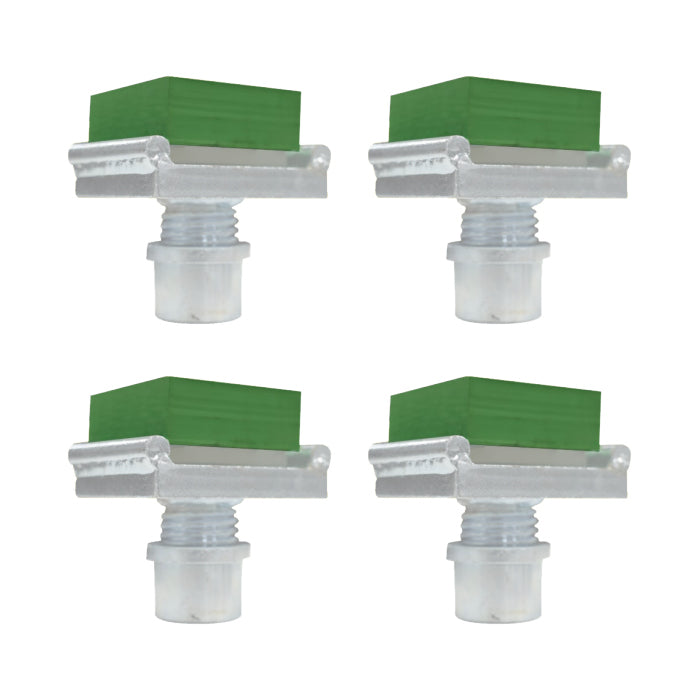 Challenger Lifts EVRB-15 1.5" 4x4 Green Rubber Block Kit For Use With Challenger CL Series 10K & 12K Two Post Lifts
