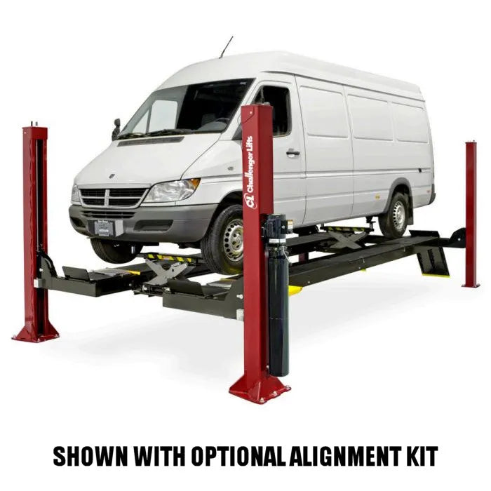 Challenger Lifts 4115 Shown with optional Alignment Kit
