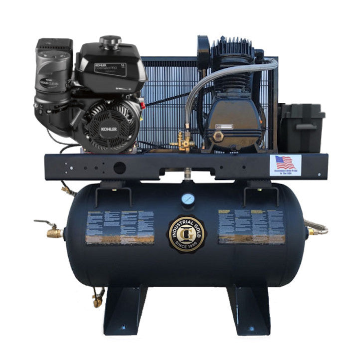 Industrial Gold CI14GEK30-P Platinum Engine Driven Reciprocating Compressor