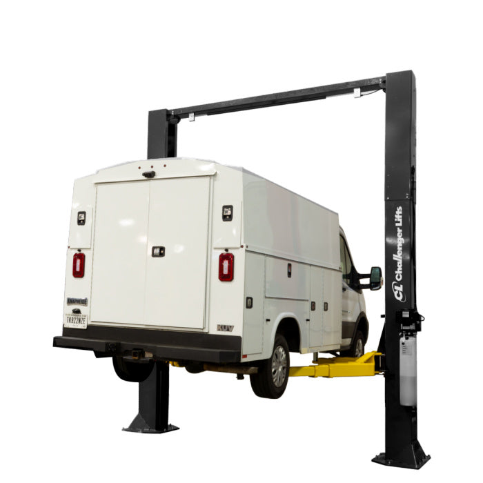Challenger Lifts CL16-0-3S Heavy-Duty Two Post Lift in Textured Black