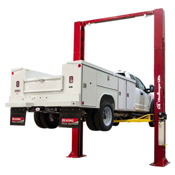 Challenger Lifts CL20-2 Heavy-Duty Two Post Lift in Textured Red