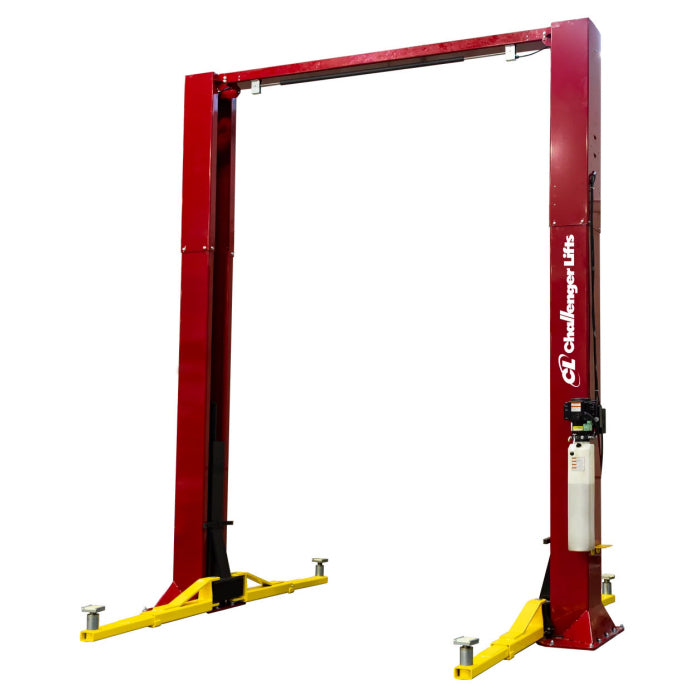 Challenger Lifts CL20-0 Heavy-Duty Two Post Lift in Textured Red
