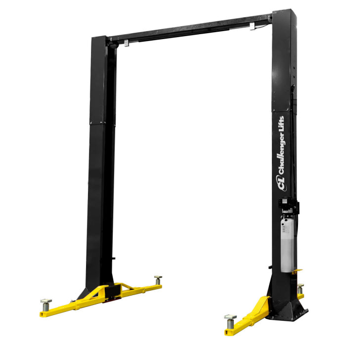 Challenger Lifts CL20-0 Heavy-Duty Two Post Lift in Textured Black