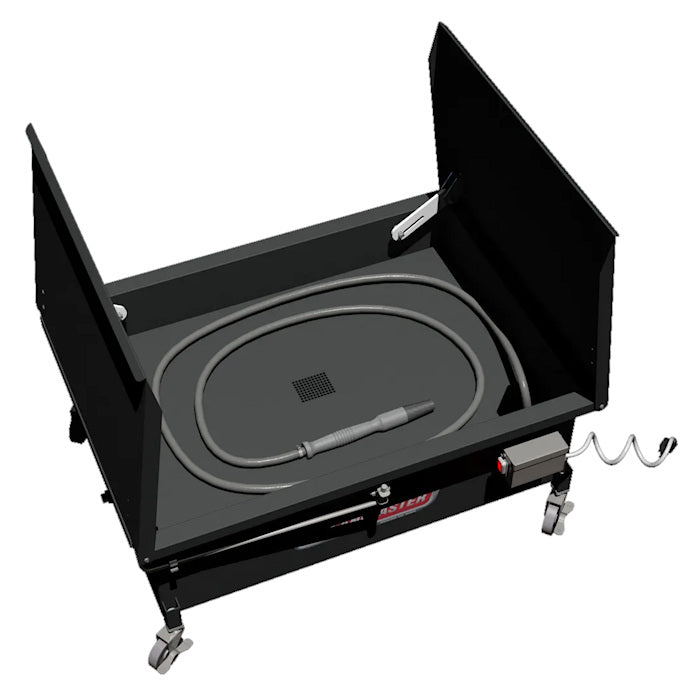 CleanMaster CM400 Solvent Brake Washer Lids Open 