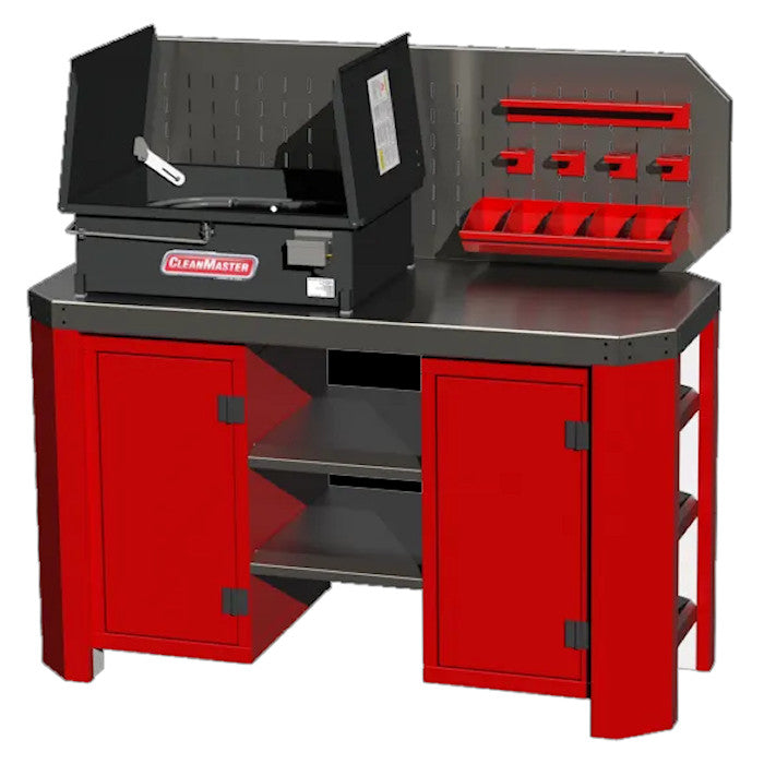 CleanMaster CM400 Solvent Brake Washer Workbench Use 