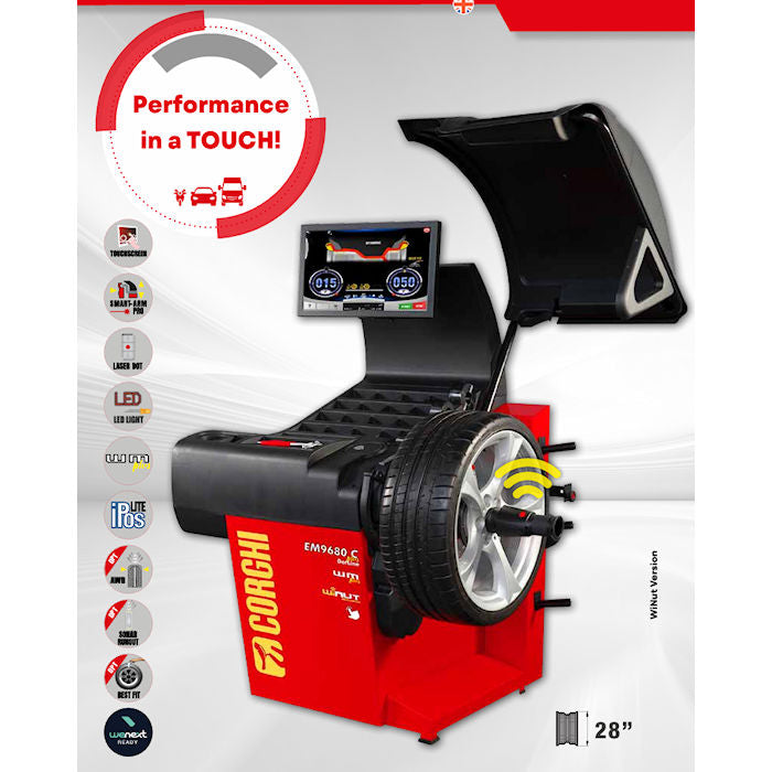 Corghi EM9680 Plus Dotline 3D Wheel Balancer