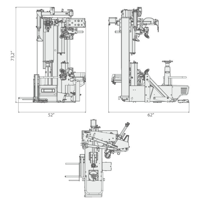 Corghi A5000 Artiglio 5000 Leverless 28" Tire Changer