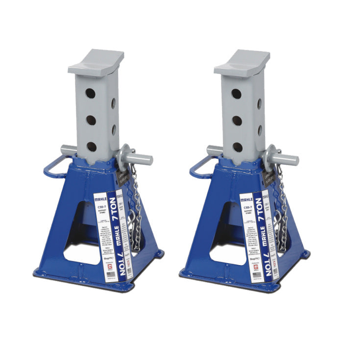 MAHLE ShopPRO CSS-7 Vehicle Support Stands 7.5 Ton 15,435 lbs. Capacity Each - Sold in Pairs