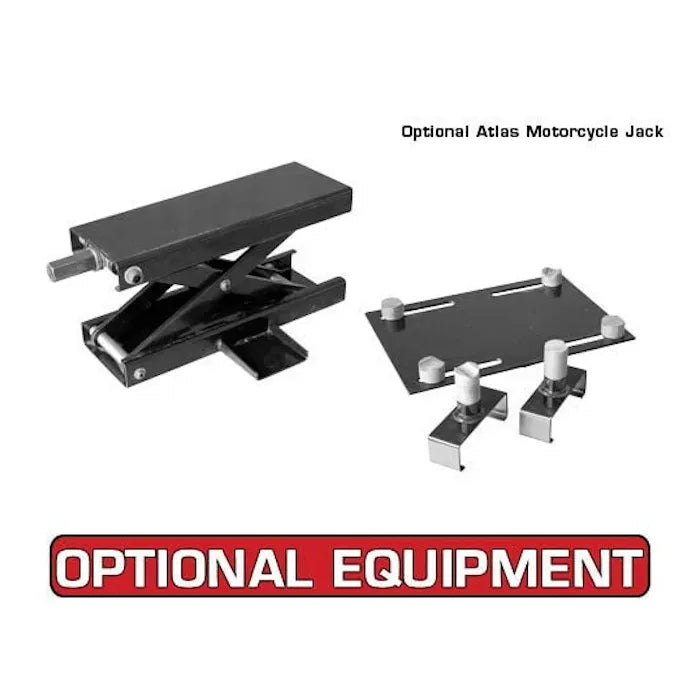 Atlas CycleLift XLT Motorcycle ATV Lift Optional Motorcycle Jack