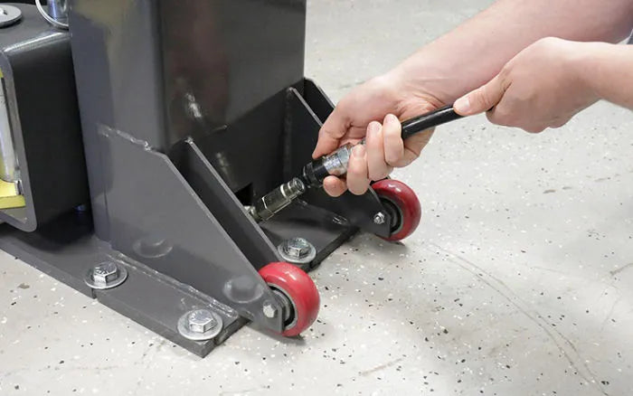 MaxJax M7K ALI Certified Portable Two Post Lift Ultimate Package