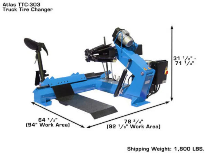 Atlas TTC303 Dimensions