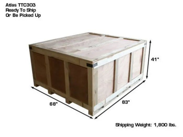 Atlas TTC303 Shipping Dimensions