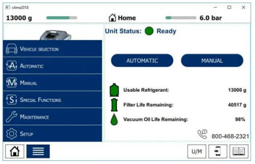 MAHLE ACX2280 Touchscreen Interface and Gauges