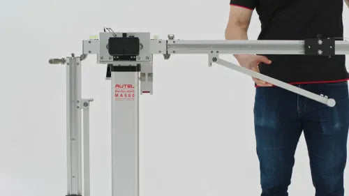 Easily foldable frame create freedom to calibrate faster in many locations