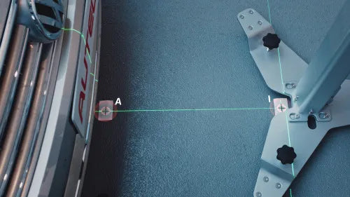 The new distance laser and accessories provide a quicker leveling process with vehicle for Millimeter Ruler Accuracy