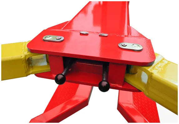 Arm locking device with easy to release handles.