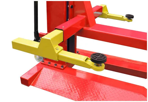 Adjustable arms, two stage stretching.