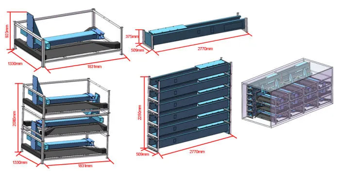 AMGO SML-7 Shipping Dimensions