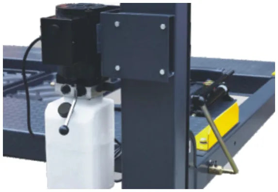 90° installation plate for installing the power unit at the side of a column. Kit No: 40802