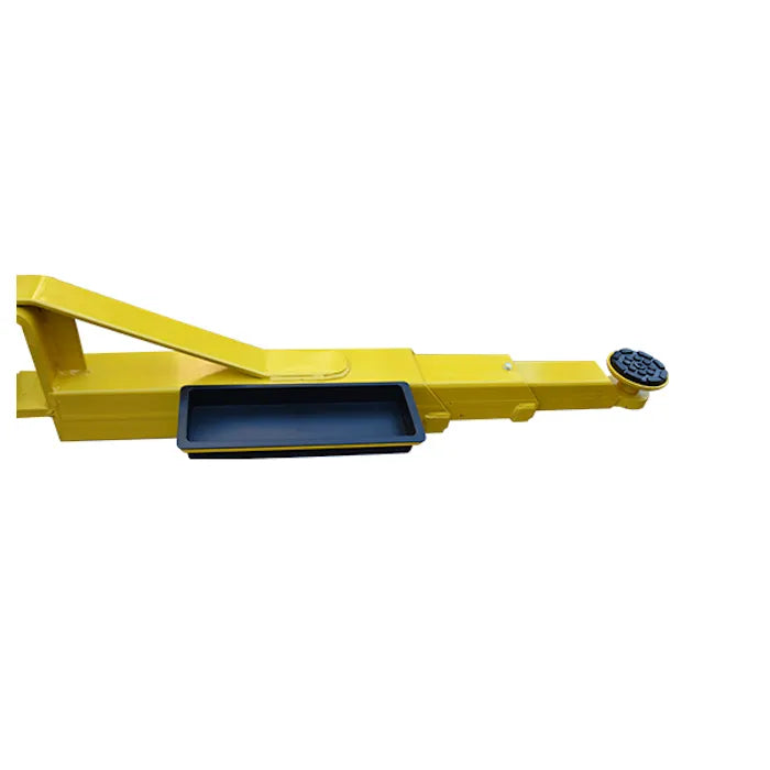Single point safety release makes it easier for operators to unlock both columns locks from one column.