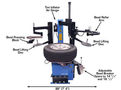 Atlas TC289DAA Dimensions