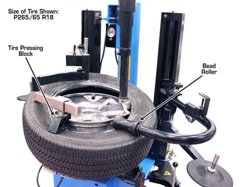 Atlas TC289DAA Dual Assist Arm Wheel Clamp Tire Changer