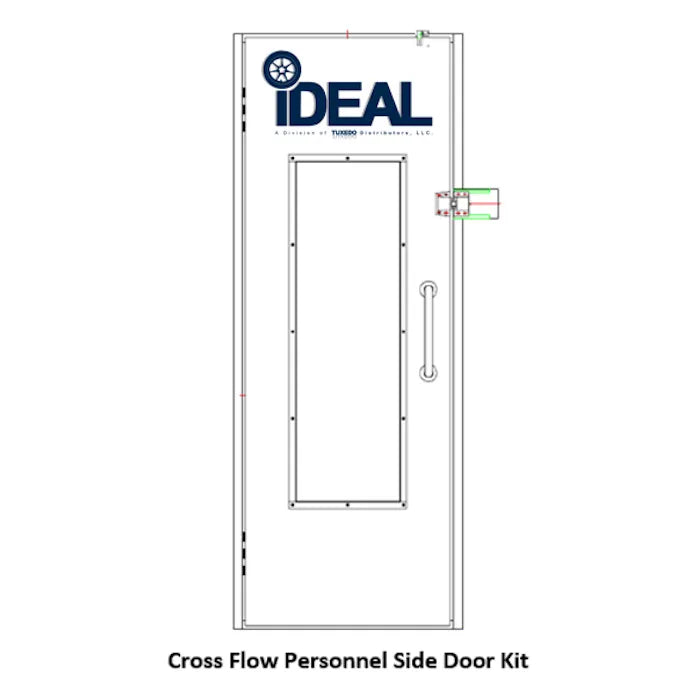 iDEAL Cross Flow Paint Spray Booth Personnel Side Door Kit