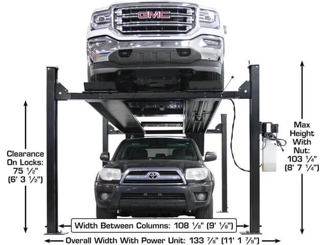 Atlas Apex 9 ALI Certified Four Post Lift 9,000 lbs. CapacityFree Cooler With Purchase