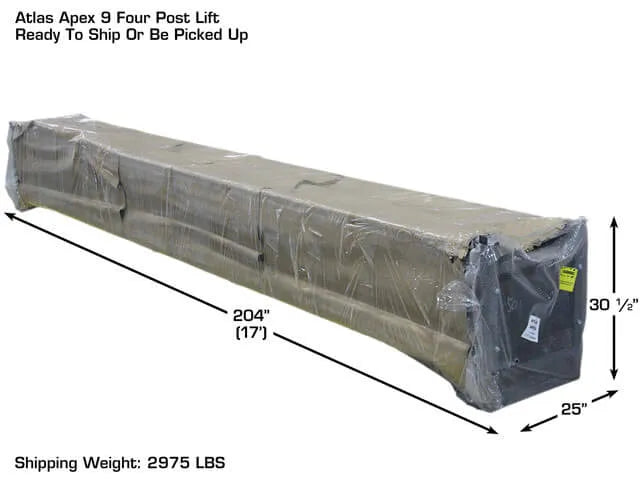 Atlas Apex 9 Drip / Jack Tray Dimensions
