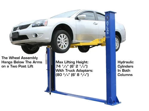 Atlas 9KBP Baseplate Two Post Lift
