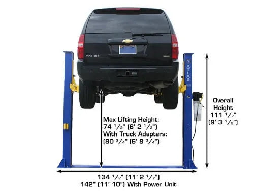 Atlas 9KBP Baseplate Two Post Lift