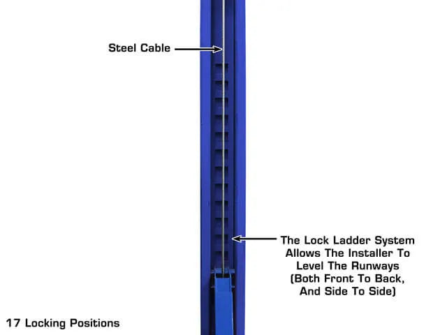 Atlas Platinum PVL14KOF-EXT ALI Certified Open Front Four Post Alignment Lift