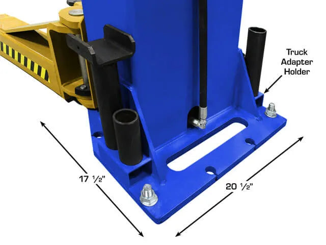 ATLAS PVL-12 two post lift - height dimensions