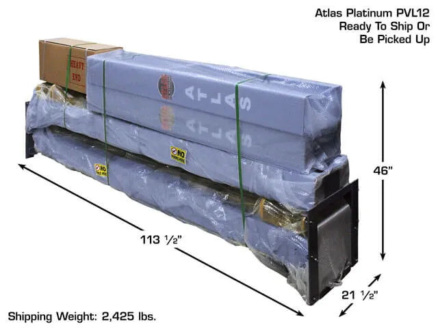 ATLAS PVL-12 two post lift - cylinder features