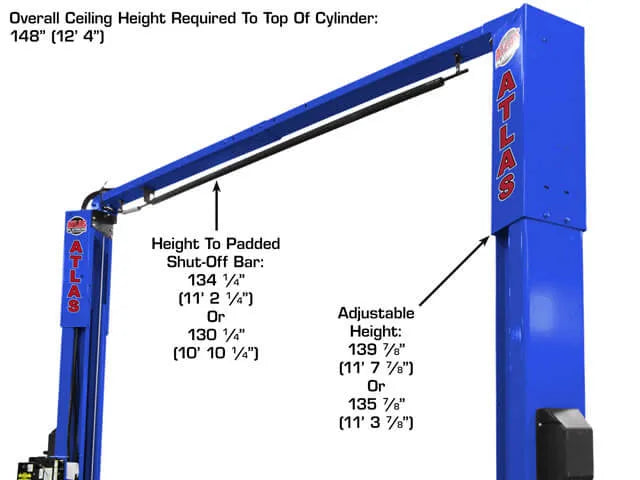Atlas Platinum PVL-10 Lifting Arm Features