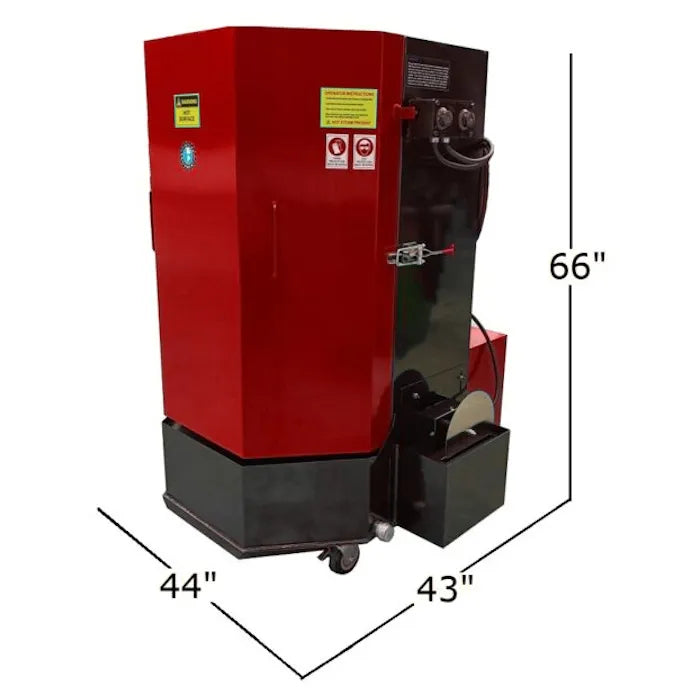 Atlas STW-500 Spray Wash Cabinet 1,000 lbs. Turntable Capacity 50 Gallon Capacity Dimensions
