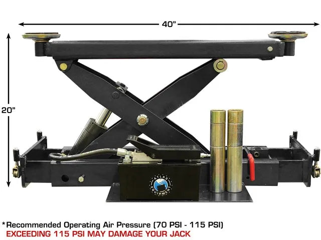 Atlas RJ-8000 Air Hydraulic Rolling Jack