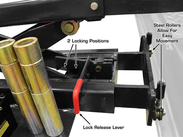 Atlas RJ-8000 Air Hydraulic Rolling Jack