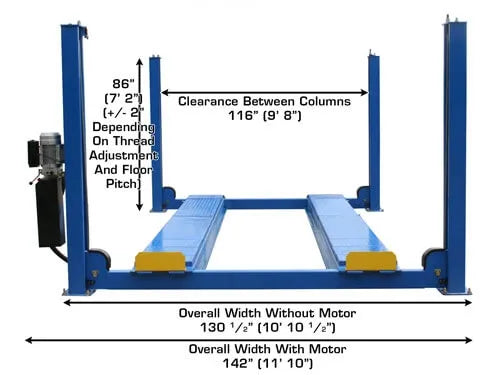 Atlas 414A Commercial Grade Four Post Alignment Lift