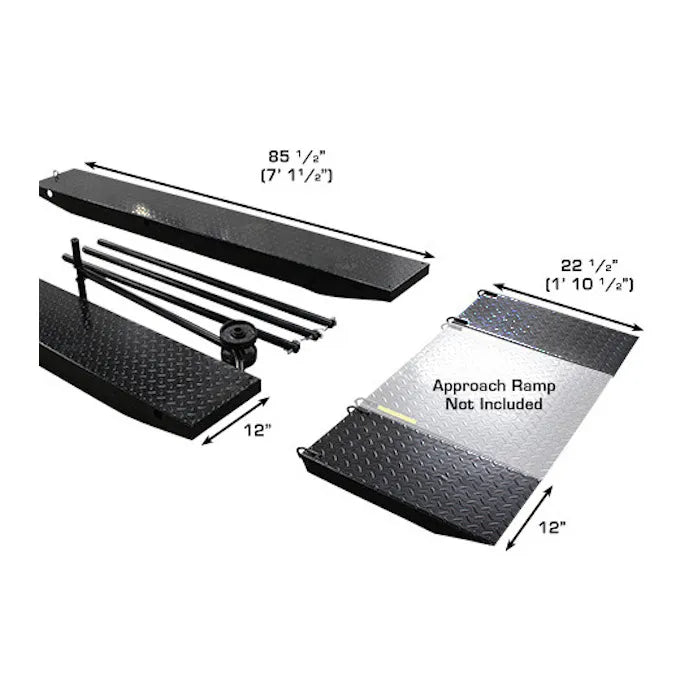 Atlas Side Extension Kit for ACL Motorcycle Lift Features