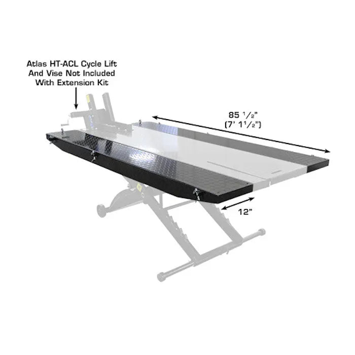 Atlas Side Extension Kit for ACL Motorcycle Lift