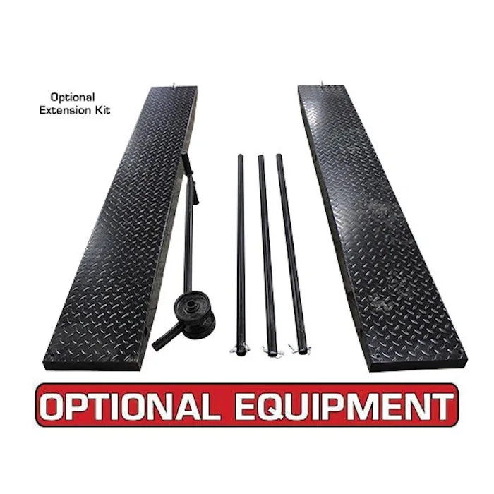 Atlas ACL Motorcycle Lift with Roller Plate Shipping Dimensions