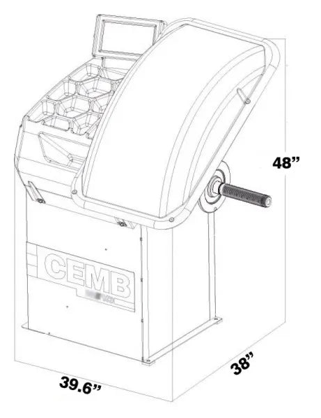 CEMB EZ10 Dimensional Drawing