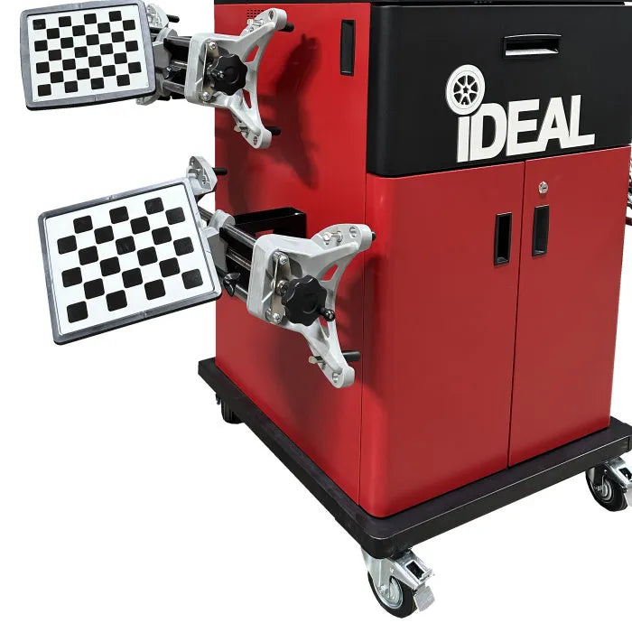 iDEAL IWA-60-2000T-K 3D iPro Image Wheel Aligner Wheel Chocks For Rollback Procedure