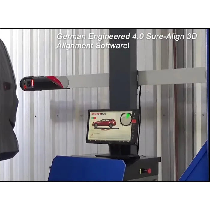 iDEAL IWA-60-2000T-K 3D iPro Image Wheel Aligner Adjustment Screen