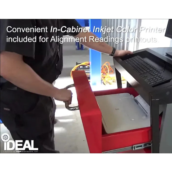iDEAL IWA-60-2000T-K 3D iPro Image Wheel Aligner Target Adjustment Screen