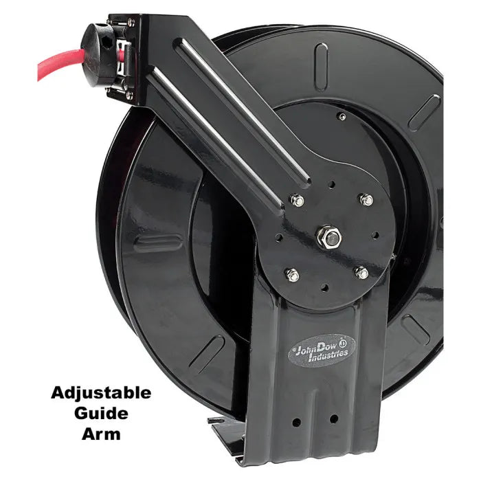 JohnDow JDM-3850 Retractable Hose Reel 2250PSI 3/8" x 50'  Adjustable Guide Arm
