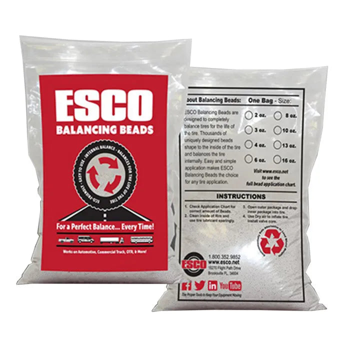 ESCO Auto Tire Balancing Beads 6 Oz Bags Case of 24