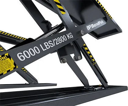BendPak MDS-6EXTF Flush-Mount Extended Mid-Rise Scissor Lift