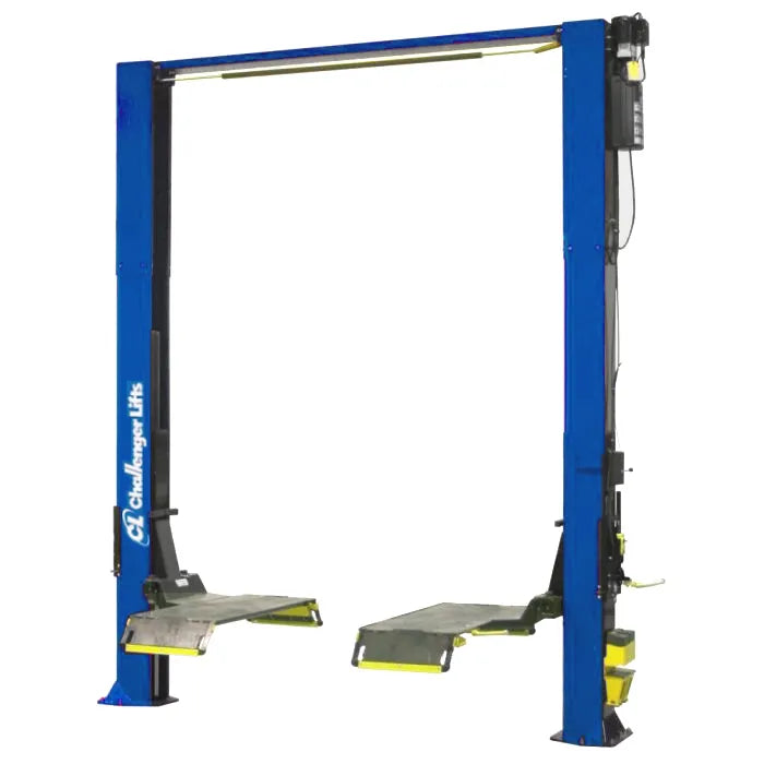 Challenger Lifts CL10A-XP9 Adjustable Two Post Express Pad Lift in Textured Red
